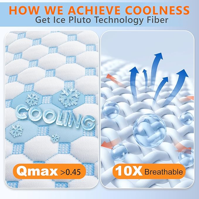 Cooling Memory Foam Pillows for Sleeping Firm and Soft, King Size Set of 2, Original Adjustable Pillows for Side, Back or Stomach Sleepers (2, Blue, King)