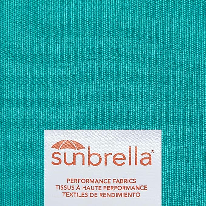 Outdoor Sunbrella Decorative Pillows with Triple Coconut Buttons Pack of 4, 20" x 12" Outdoor Pillow Set for Couch Bed Throw Patio Sofa, Canvas Aruba/Cast Ash