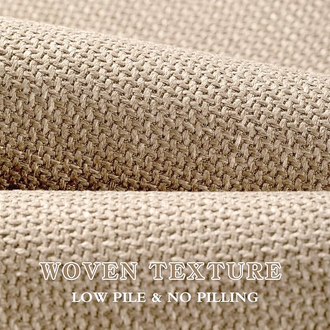 chakme Bathroom Rugs Mat U-Shaped 24x17, Ultra ThinNon Slip Bath Mat Small Quick Dry Absorbent Bath Matfor Bathroom Floor, (Light Beige, U-24"x17")