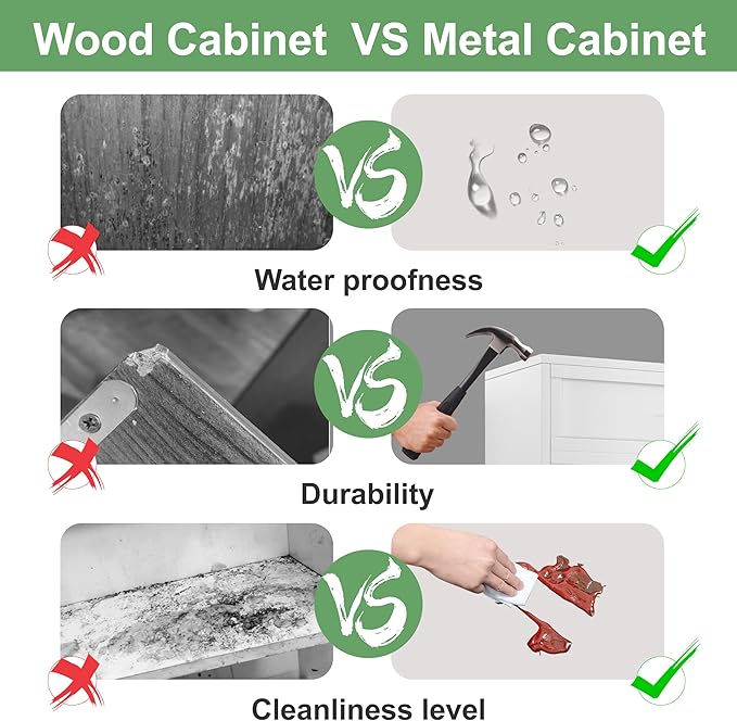 Metal Dresser Tall White Dresser for Bedroom Chest,53.54" H White Drawer Chest, Closet Dressers & Chests of Drawers for Living Room, Hallway (5 Drawers Rounded Corners)