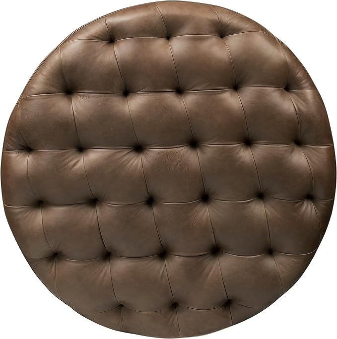 POLY & BARK Ascot Ottoman in Cocoa Brown
