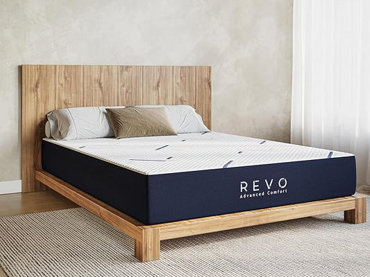 REVO Sleep Gel Memory Foam Mattress, 12-Inch Twin – Cooling Gel Foam Bed with Pressure Relief, Contouring Support & Breathable Comfort – Ideal for Kids or Guest Rooms
