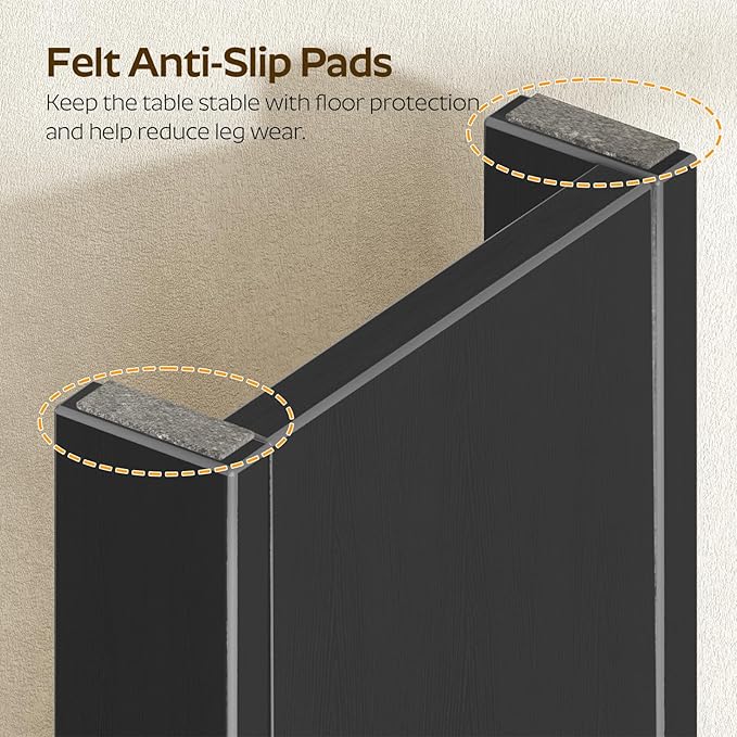 Console Table, 70.8" Long Behind Couch Sofa Table, Entryway Table, Farmhouse Console Table for Narrow Spaces, Hallway, Living Room, Black CT31BB