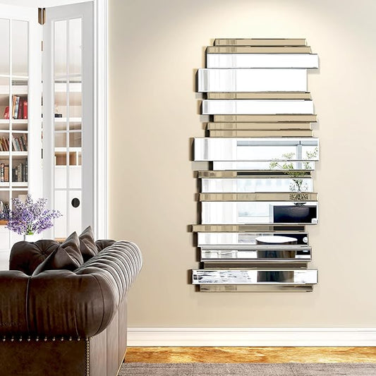 Mirrors for Wall Rectangle Accent Mirrors for Wall Large Mirror for Decor Living Room 24×47 inch