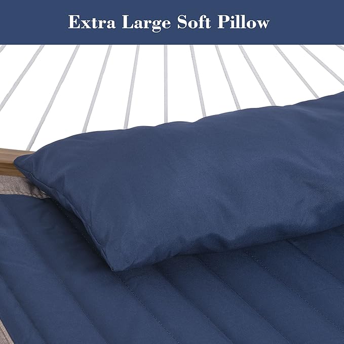 SUNCREAT Hammocks Hanging Tree Hammock for Outdoor, Large Replacement Hammock for Stand, Navy Blue