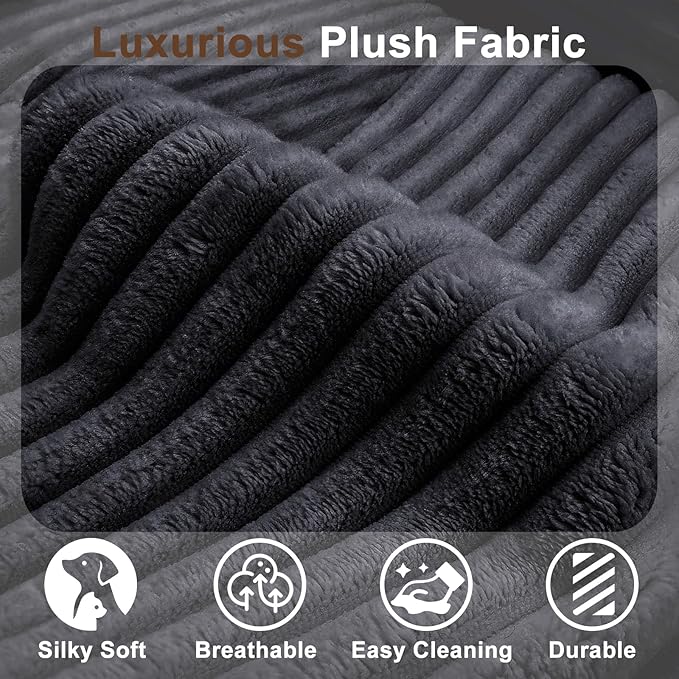 Comfy Foldable Sleeper Chair with Pillow, Supportive Memory Foam, Plush Corduroy Fabric, Cozy Floor Couch, Versatile Convertible Mattress for Bedroom/Living Room/Guest/Office, Dark Grey