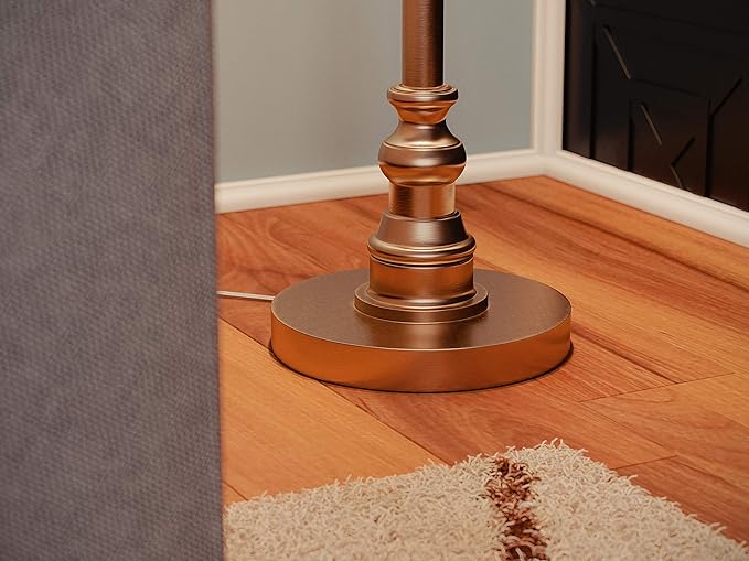 Kenroy Home 30438AB Spyglass Floor Lamps, Medium, Antique Brass