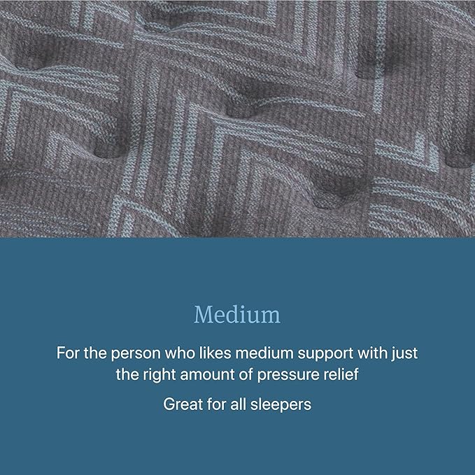 Beautyrest Prime Dream Medium 12.5" Mattress - Cal King - Durable Pocketed Coil, Support, Pressure Relief, Cooling, Motion Separation; 100 Night Sleep Trial and 10 Year Warranty