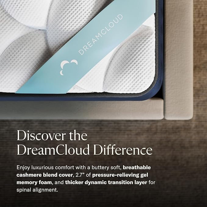 Premier 13" Twin Mattress - Luxury Gel Memory Foam - 365 Night Trial - Premium Pressure-Relieving Layers - Forever Warranty - CertiPUR-US® Certified