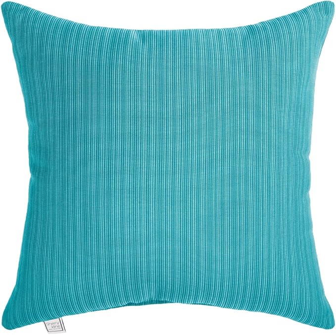 Sherry Kline Island Breeze Indoor/Outdoor Square Filled Pillow, 18"x 18", Peacock 2 Count