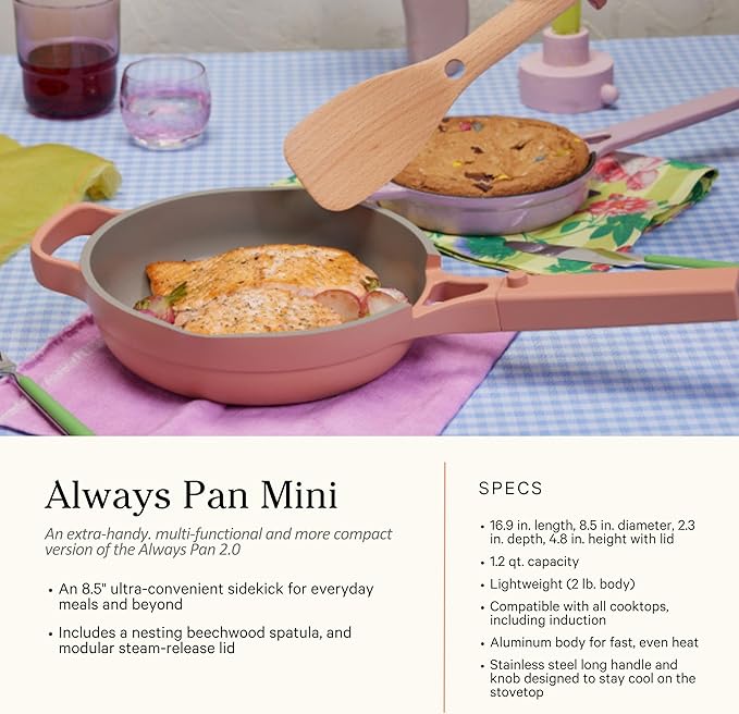 Our Place Cookware Set - 13-Piece Kit Including the Always Pan, Perfect Pot and Spatulas | Multifunctional, Toxin-Free Nonstick | Heat Safe up to 450°F | Oven, Stove, Induction Compatible | Steam