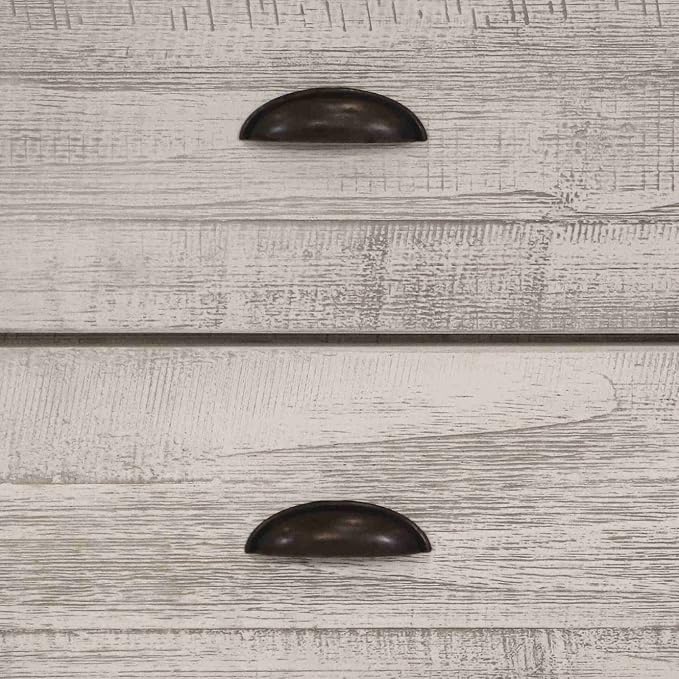 Grain Wood Furniture Montauk 6-Drawer Dresser, Rustic Off-White