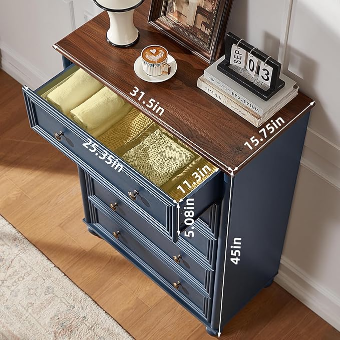 Farmhouse Dressers & Night Stand Set of 3, Wood 54" Wide Dresser & 45"Tall Chest of Drawers, 18" with Charging Station Nightstand, Bedroom Furniture 6 Drawer Dresser Set for Home Living Room Hallway