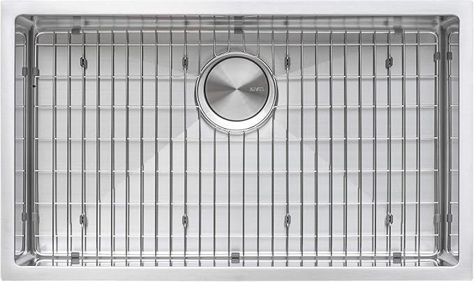 Ruvati 35-inch Undermount 16 Gauge Rounded Corners Large Kitchen Sink Stainless Steel Single Bowl - RVH7466