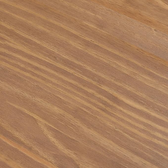 Plank+Beam Verso Console Table, 36 Inch Solid Wood Modern Sofa Table, Narrow Entryway Table for Hallway, Behind The Couch, Living Room, Foyer, Pecan