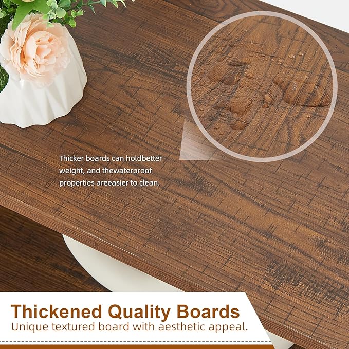 HOMISSUE Entryway Console Table, Rustic Couch with Wide Storage, Industrial Sofa Tables with 3-Tier Open Shelves, Entryway Table for Living Room, Hallway, Brown, 55 Inch