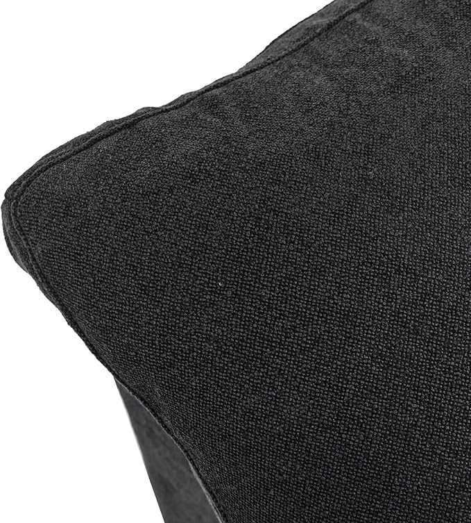 JACH Modern Seational Couch for Living Room, 5-Seats Modular Convertible Sofa, V-Shaped Cloud Couches, Couch Cushion Covers Removable, Comfy Sofas for Living Room Apartment (Black)