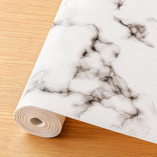 Cooyes Shelf Liner – Premium Non-Adhesive Cabinet and Drawer Liner for Kitchens – Waterproof Shelf Paper with Modern Pattern – Durable EVA Cabinet Mat – Easy to Cut