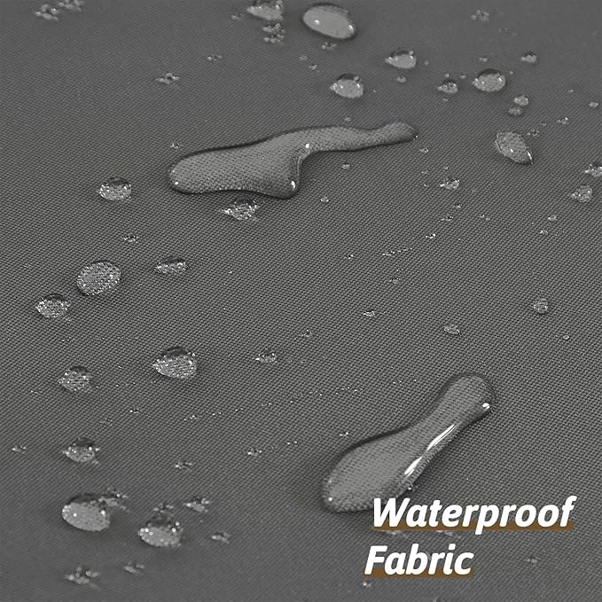 Furlinic Dark Grey No Hook Shower Curtain Fabric 60x72 Inch,Polyester Waterproof Bathroom Curtain with 8 Plastic Built-in Grommets,Modern Luxury Hotel Style Washable Decorative Shower Curtains