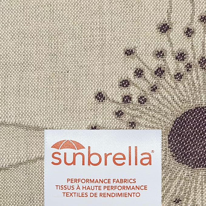 Outdoor Sunbrella Decorative Pillows Pack of 4, 20" x 12" Outdoor Pillow Set for Couch Bed Throw Patio Sofa, Allure Dusk