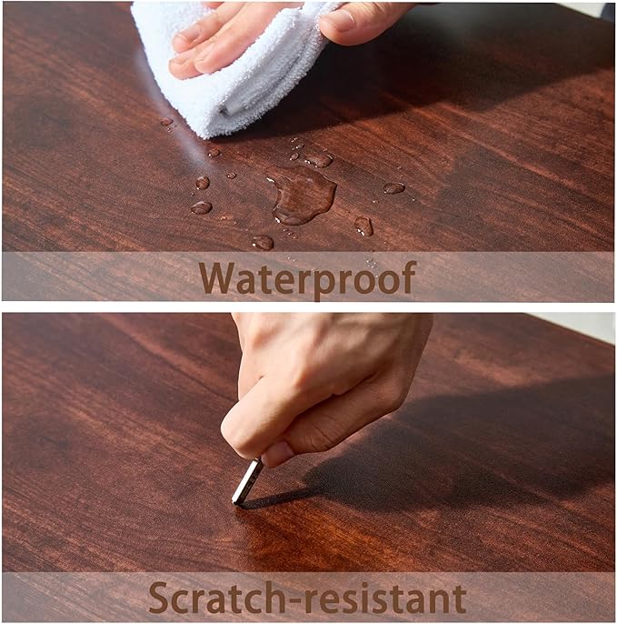 LIDYUK 8 Drawer Cherry Wood Dresser for Bedroom Farmhouse Dresser Chest of Drawers, 55" Wide Clothes Organizer Wood Chest of Drawers for Bedroom, Living Room