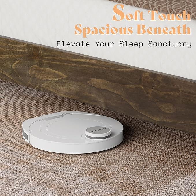 AMERLIFE Solid Wood Bed Frame Full Size, Mid Century Platform Beds with Reclining Slatted Headboard, Wood Slat Support/No Box Spring Needed/Noise Free, Dark Brown