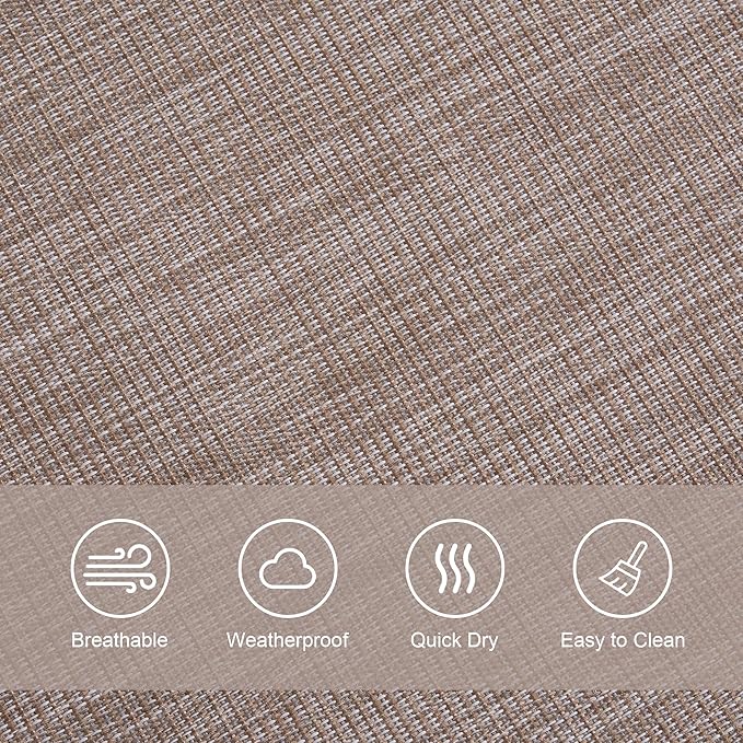 Quick Dry Hammock with Stand Included, Heavy Duty Hammock with 12FT Hammock Stand for Outside, Poolside, 450 Lbs Capacity, Brown