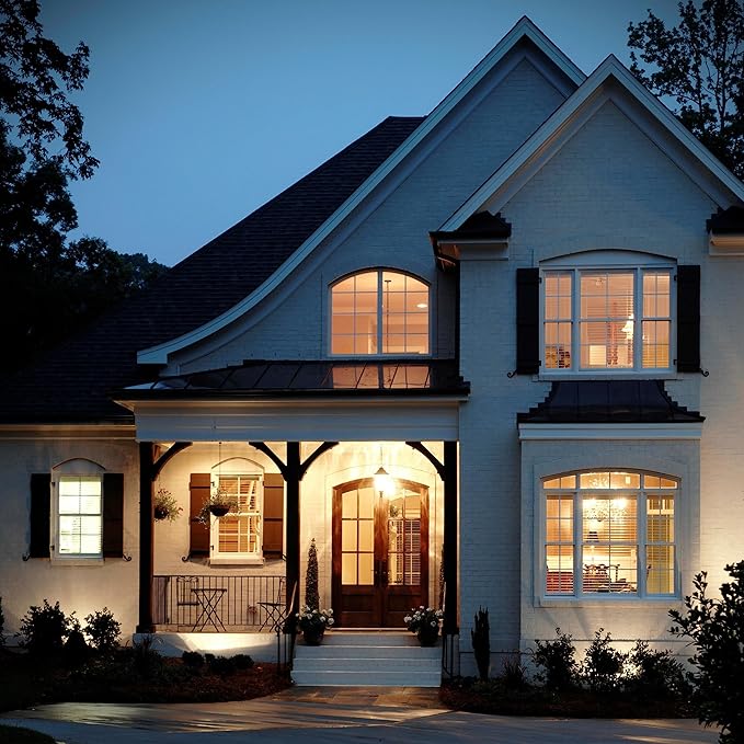 GKOLED 7W Outdoor LED Low Voltage Landscape Lighting Flood Light, 2700K, 550Lumen, 9-15V AC/DC, 1/2" Adjustable Knuckle Mount