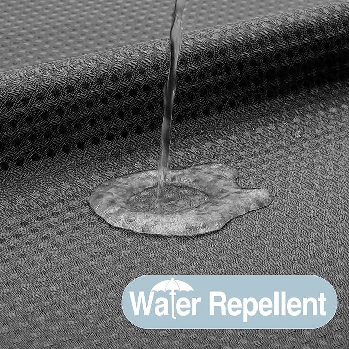 Colorful Star No Hook Waffle Shower Curtain with Snap in Fabric, Waterproof Shower Curtains with See Through Top Window, Small Stall Bathroom Curtain and Liner Set, 36'' x 75'', Charcoal Grey