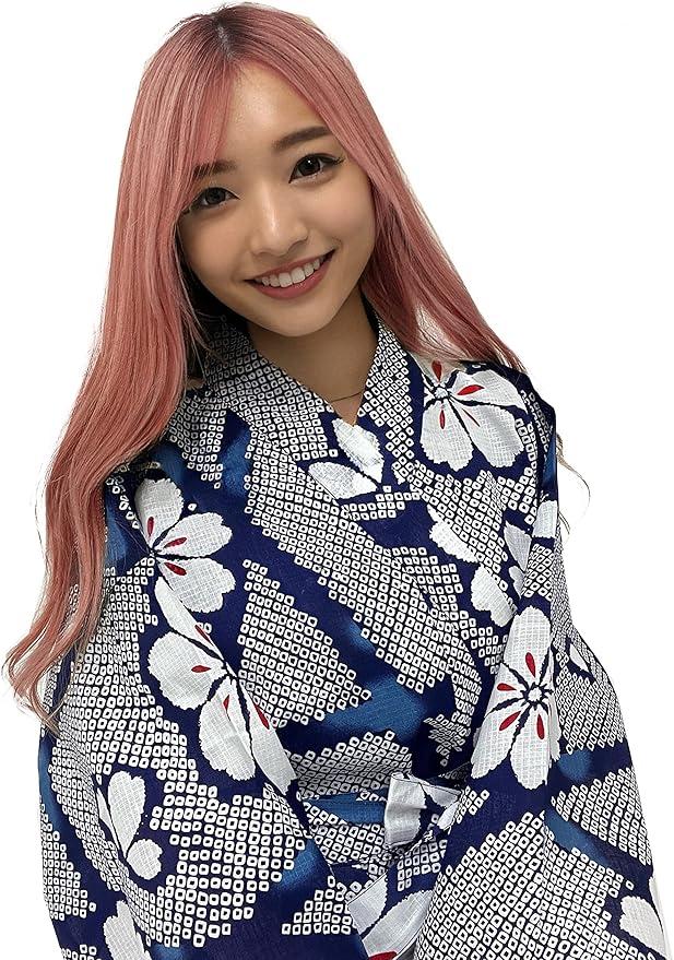 Kimura Jitsugyo Women's Kyoto Traditional Easy Wearing Kawaii Yukata Robe(Japanese Casual Kimono) Set 2