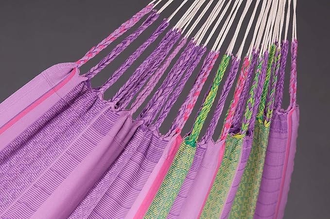 LA SIESTA Flora Blossom - Organic Cotton Family Classic Hammock Size King