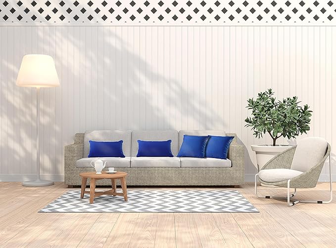 JMGBird Patio Pillows Outdoor Waterproof Set of 2 Outdoor Pillows with Inserts included18×18 Inch Outdoor Pillow for Patio Furniture