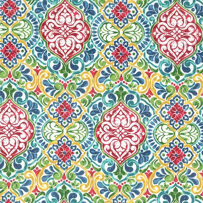 LVTXIII Set of 2 Patio Throw Pillows Waterproof 20"x20" Fade Resistant Outdoor Throw Pillows with Inserts, Fluffy Decorative Garden Toss Pillow Cushions for Home Patio Coach Sofa Use, Damask Red