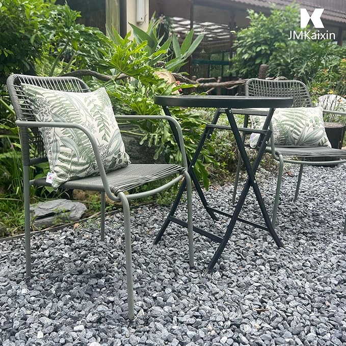 Outdoor/Indoor Throw Pillows, Pack of 2 Waterproof Decorative Throw Pillows with Inserts, 18”x18” Square Pillows for Bed, Couch, Sofa and Patio Furniture