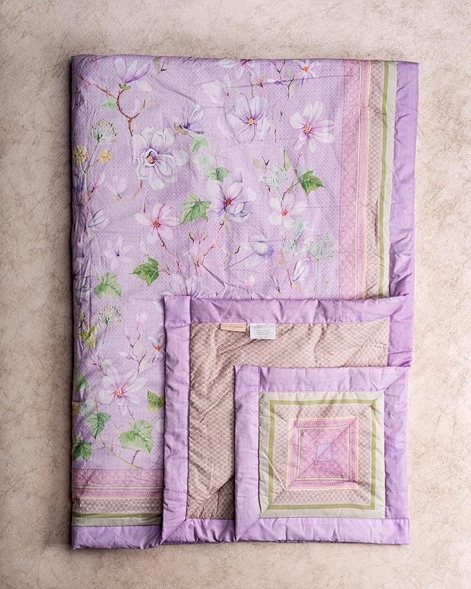 Maison d' Hermine Throw Blanket for Couch Lightweight Soft Warm Breathable Cotton Throw Blankets for Bed Girls Boys Women Men Gifts Sofa Travel Living Room Chair Bedding (60"x80", Magnolia Mornings)