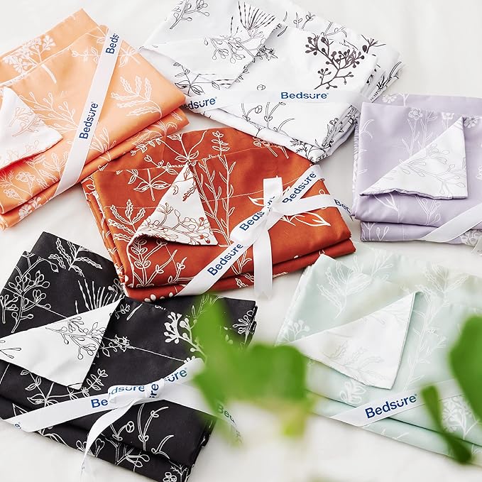 Bedsure Queen Comforter Set - Olive Green Bed Set, 3 Pieces Cute Floral Bedding, 1 Soft Reversible Botanical Flowers Comforter and 2 Pillow Shams