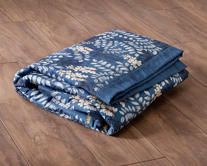 Maison d' Hermine Throw Blanket for Couch Lightweight Soft Warm Breathable Cotton Throw Blankets for Bed Girls Boys Women Men Gifts Sofa Travel Living Room Chair Bedding (50"x60", Feuillage)