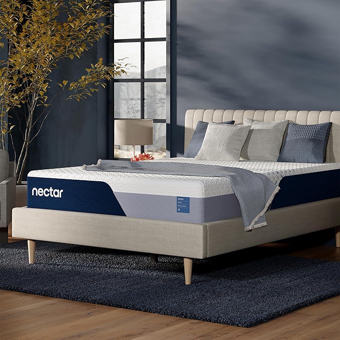 Nectar Classic 12” Twin XL Mattress - Medium Firm - Contouring Memory Foam - Cooling Top Layer - Support & Pressure-Relief - Mattress in a Box - 365-Night Trial & Forever Warranty