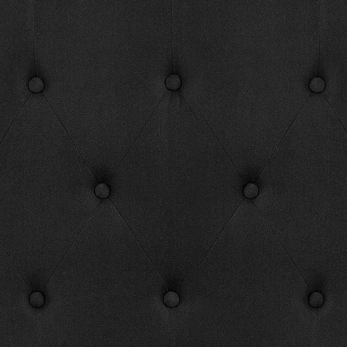 Flash Furniture Cambridge Tufted Upholstered Full Size Headboard in Black Fabric