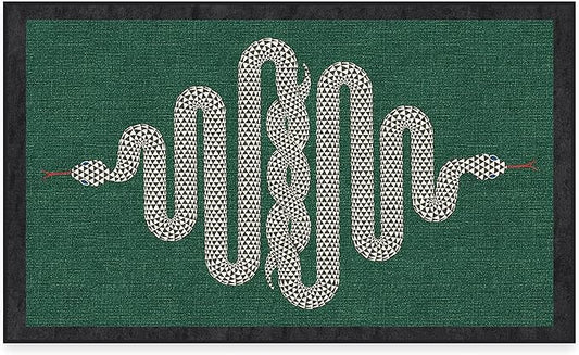 RUGGABLE x Jonathan Adler Machine Washable Modern Area Rug – Venom Emerald 3x5, Stain-Resistant, Non-Slip – Small Rugs for Living Room, Bedroom, Hallway, Entryway & Office–with Cushioned Pad