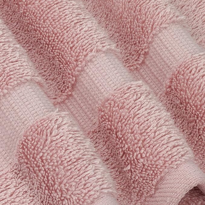 Chakir Turkish Linens | Hotel & Spa Quality 100% Cotton Premium Turkish Towels | Soft & Absorbent (4-Piece Washcloths, Pink)
