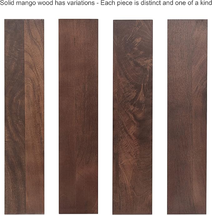 Kate and Laurel Rooks Modern Decorative Ribbed Wood Bowl, 12 Inch Diameter, Walnut Brown, Transitional Raised Fruit Bowl for Kitchen Counter or Use as Living Room or Entryway Table Decor