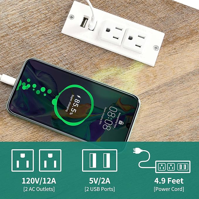 YITAHOME Corner TV Stand for 55/50 Inch TV, Farmhouse TV Stand for Living Room, Entertainment Center with Storage & Power Outlet, TV Console Cabinet for Living Room, Grey Wash & Grey White