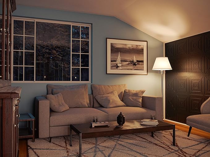 Kenroy Home 30438BS Spyglass Traditional Floor Lamp, Brushed Steel, 59.5 Inch Height, 17 Inch Width, 17 Inch Depth