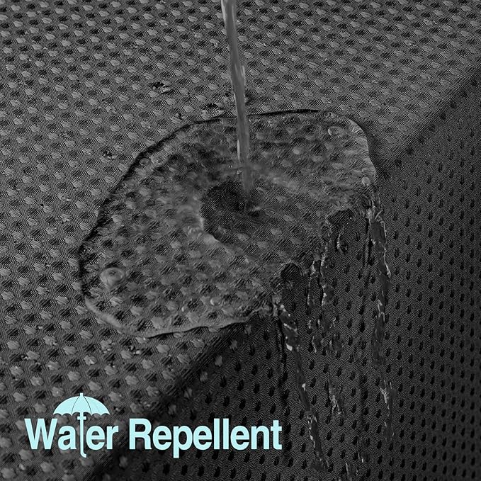 Colorful Star Small Stall Waffle Weave Shower Curtains, 256GSM Heavy Duty Shower Curtain with Snap in Fabric Liner, Hotel Style No Hook Waterproof Bathroom Curtain Set, 36 x 75 Inch, Black