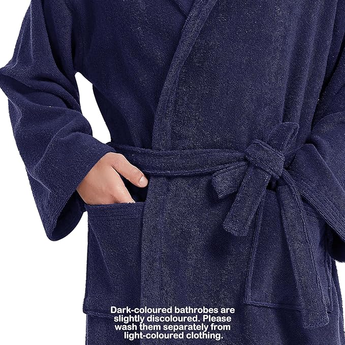 Mens Robe with Hood-Classic Terry Cloth Bathrobe for Men,Soft Knee Length Bathrobes