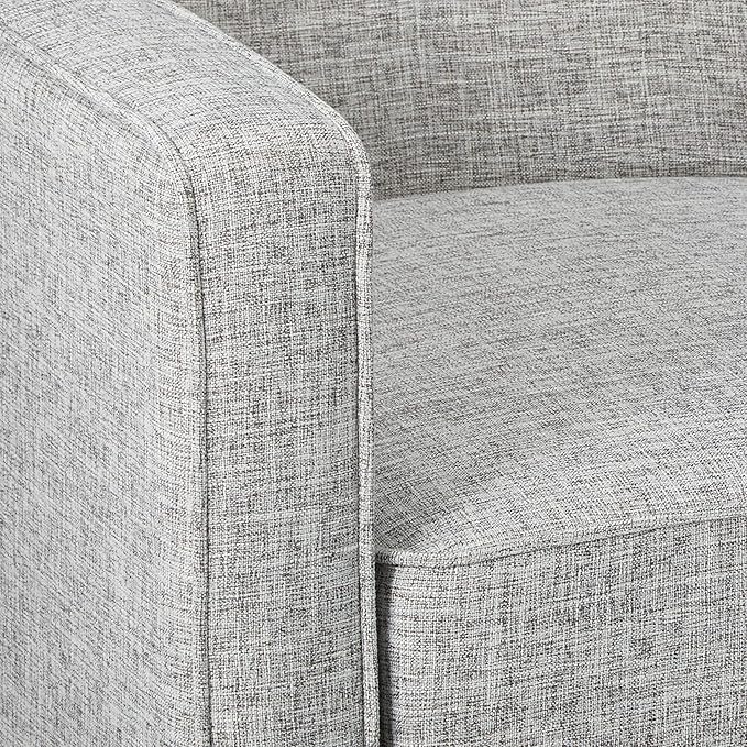 Christopher Knight Home Macedonia Mid Century Modern Tufted Back Fabric Recliner (Light Grey Tweed).