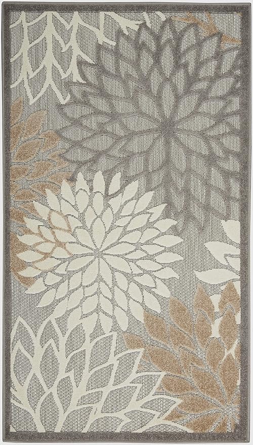 Nourison Home Aloha 3' x 5' Natural Outdoor Indoor/Outdoor Rug