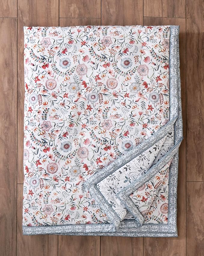 Maison d' Hermine Throw Blanket for Couch Lightweight Soft Warm Breathable Cotton Throw Blankets for Bed Girls Boys Women Men Gifts Sofa Travel Living Room Chair Bedding (60"x80", Nellore)