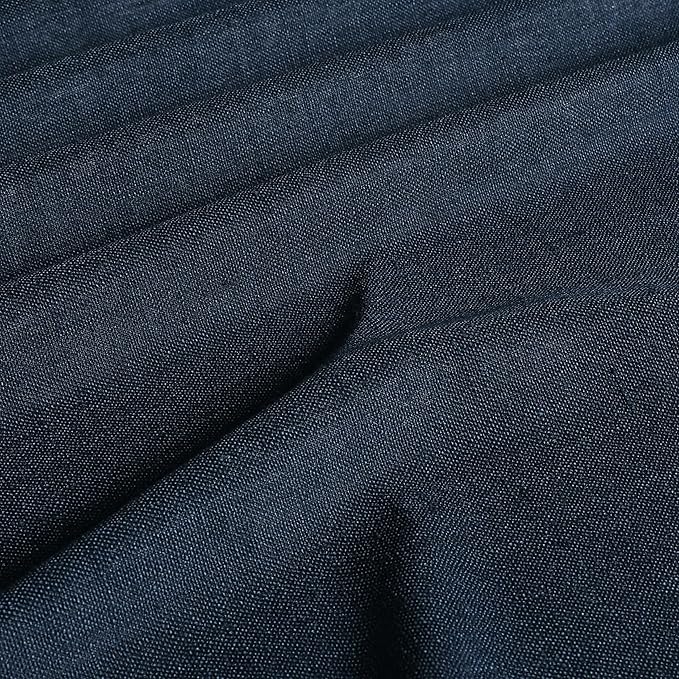 Vision Home Navy Blue Pinch Pleated Full Blackout Curtains Linen Blended Room Darkening Curtain Panels 108 inch for Living Room Bedroom Thermal Insulated Pinch Pleat Drapes with Hooks 9FT 40"Wx108"Lx2